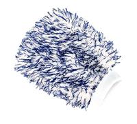 wilcractk Gant de Lavage Microfibre Entretient Voiture/Chiffon Double Face Anti Rayures, Doux et Résistant, 25x18 cm Nettoyage Efficace pour Voiture, Moto, Vélo et Plus(Azur)