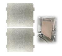 wilcractk Plaque en Mica pour Réparation de Micro-Ondes, Lot de 2 Plaques Universelles 9,9×10,8 cm, Résistantes à la Chaleur et Isolantes, Accessoires de Remplacement pour Cuisine et Maison