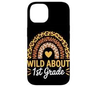 Wild About First Grade Rack to School Coque pour iPhone 14