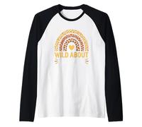 Wild About First Grade Rack to School Manche Raglan