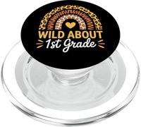 Wild About First Grade Rack to School PopSockets PopGrip pour MagSafe