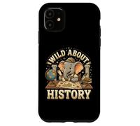 Wild About History Elephant School Fan Coque pour iPhone 11