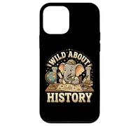 Wild About History Elephant School Fan Coque pour iPhone 12 Mini