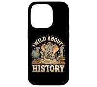 Wild About History Elephant School Fan Coque pour iPhone 14 Pro