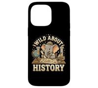 Wild About History Elephant School Fan Coque pour iPhone 14 Pro Max