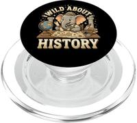 Wild About History Elephant School Fan PopSockets PopGrip pour MagSafe