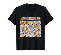Wild About My ABCs Animal Alphabet A to Z Learning T-Shirt Graphique avec Valeur