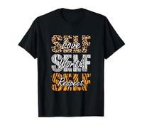 Wild About My Self-ishX3 Leopard Tiger Zebra Stripes WT T-Shirt