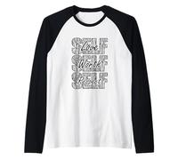 Wild About My Self-ishX3 Zebra Stripe Manche Raglan