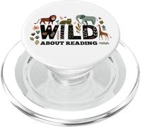 Wild About Reading and Animals PopSockets PopGrip pour MagSafe
