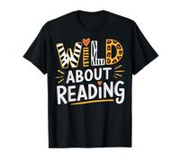 Wild About Reading - Animaux de la jungle - Pour les amateurs de livres - Jour de bibliothèque T-Shirt