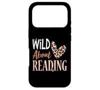 Wild About Reading Livre pour Enseignant Lovers Léopard Zèbre Coque pour iPhone 17 Pro