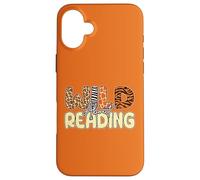 Wild About Reading Livres Zoo Animals Library Week Reading Coque pour iPhone 16 Plus