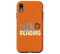 Wild About Reading Livres Zoo Animals Library Week Reading Coque pour iPhone XR