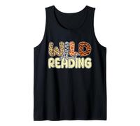 Wild About Reading Livres Zoo Animals Library Week Reading Débardeur