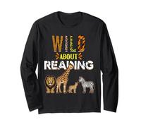 Wild About Reading Livres Zoo Animaux Love Livre de Lecture Manche Longue