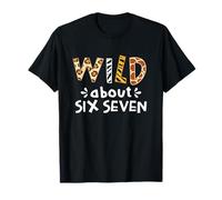 Wild About Six Seven Funny 67 Meme Safari T-Shirt