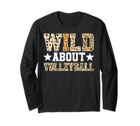 Wild About Volleyball Sports Player Champion Team Manche Longue
