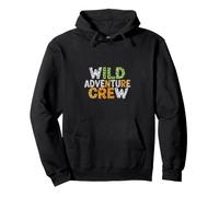 Wild Adventure Crew Imprimé Animal coloré Sweat à Capuche