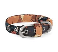 Wild American Bison Mountains Collier réglable doux et confortable avec boucle en métal pour animal domestique de petite et moyenne taille