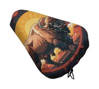 Wild American Bison Mountains Housse de siège de vélo pour homme et femme Imperméable Coussin de siège de vélo réglable pour vélo d'extérieur