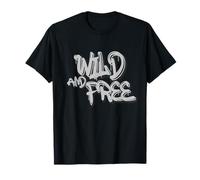 Wild and Free Graffiti Art - Bold Street Freedom T-Shirt