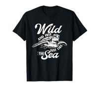 Wild and Free Just Like The Sea - Animal de l'océan Tortue Mignonne T-Shirt