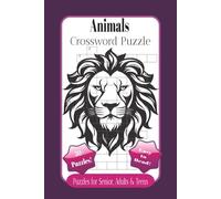 Wild Animals Crossword book: Crossword Puzzle, Easy to read print about American Animal, Wildlife and more | 6x9 Inches | 120 Pages | 50+ Puzzles... Gifts for Vacation, Holidays