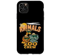 Wild Animals Zoo Crew, des Gars Amusants et Heureux Qui passent Une Bonne journée Coque pour iPhone 11 Pro Max