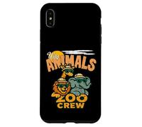 Wild Animals Zoo Crew, des Gars Amusants et Heureux Qui passent Une Bonne journée Coque pour iPhone XS Max
