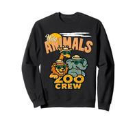 Wild Animals Zoo Crew, des Gars Amusants et Heureux Qui passent Une Bonne journée Sweatshirt