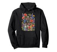 Wild At Heart Wildflowers Aquarelle Sweat à Capuche
