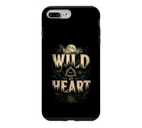 Wild at Heart Wolf Forest and Moon Vintage en Plein air Coque pour iPhone 7 Plus/8 Plus