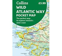 Collins – Carte de poche Wild Atlantic Way – Parfaite pour explorer la côte ouest d'Irlande
