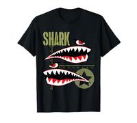 Wild Aviation Pilot Shark Plane T-Shirts & Cool Designs T-Shirt