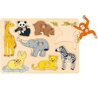 Wild Baby Animals Lift-Out Puzzle Toy NEUF