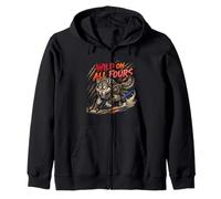 Wild Beast Motion Wolf Street Energy Design Sweat à Capuche