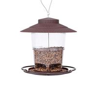Wild Bird Feeder - Outdoor Bird Feeders Yard Decor, Waterproof Hanging Feeder | Garden Lantern for cardinalls, Sparrows, Blue Birds, Large Capacity Weatherproof for Backyard Use, Hanging