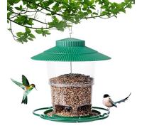 Wild Bird Feeders - Bird Feeder Yard Decor, Weather Resistant Waterproof Feeder | Large Capacity Garden Feeder for cardinalls, Bluebirds, Sparrows, Hanging Lantern Outdoor Wild Bird Station, Sparrows