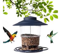 Wild Bird Feeders - Bird Feeder Yard Decor, Weather Resistant Waterproof Feeder | Large Capacity Garden Feeder for cardinalls, Bluebirds, Sparrows, Hanging Lantern Outdoor Wild Bird Station, Sparrows