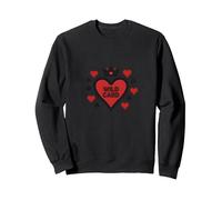Wild Card Queen of Hearts Poker Casino Gambler Royal Sweatshirt, Unisexe pour Adultes, Noir, XXL
