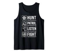 Wild Cat Clan Warrior Hunt Patrol Listen Fight Débardeur