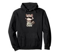 Wild Child Chibi Raton Laveur pour Enfants Sweat à Capuche