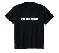 Wild Child Forever T-Shirt, Enfant, Noir, 6 Ans