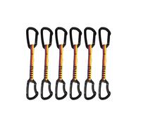 Dégaine Wild Country Session 12 cm noir jaune (Pack de 6)