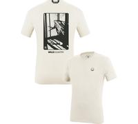 Wild Country - T-shirt d'escalade en coton biologique - Flow M T-Shirt Moonstone pour Homme en Coton - Taille S - Blanc Blanc S