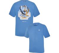 Wild Country - T-shirt d'escalade en coton biologique - Sequence M T-Shirt Riviera pour Homme en Coton - Taille L - Bleu Bleu L