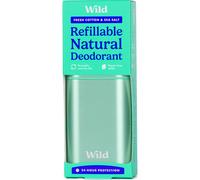 Wild Déodorant Naturel Boîtier + Recharge Coton & Sel Marin 40g