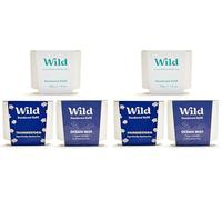 Wild - Déodorant Naturel Rechargeable - Sans Aluminium - Lot Varié de Recharge - Comprend Fresh Cotton & Sea Salt, Ocean Mist et Thunderstorm - Protection longue durée (Lot de 2)