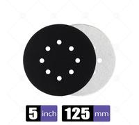Wild d'éponge à 8 trous pour tampons de ponçage,disque auto-adhésif,crochet et boucle,coussin de flocage,tampon de planche de polissage,2 "",3"",4 "",5/6"" - Type 5 Inch 8 Hole 1PCS-Plaque de sable #B